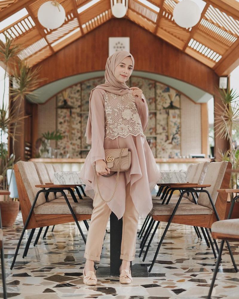 Style Kondangan Hijab Celana Kulot - Mari Berhijab