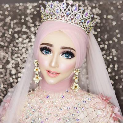 Tutorial Hijab Pengantin Barbie Mari Berhijab