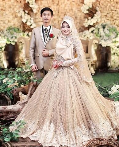 Tampil Cantik Di Hari Istimewa Dengan Gaun Pengantin Syari